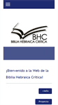 Mobile Screenshot of bibliahebraicacritica.org